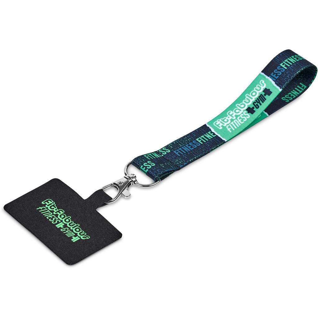 Altitude Rambler Single-Sided Sublimated Satin Wrist Phone Strap - Image 14