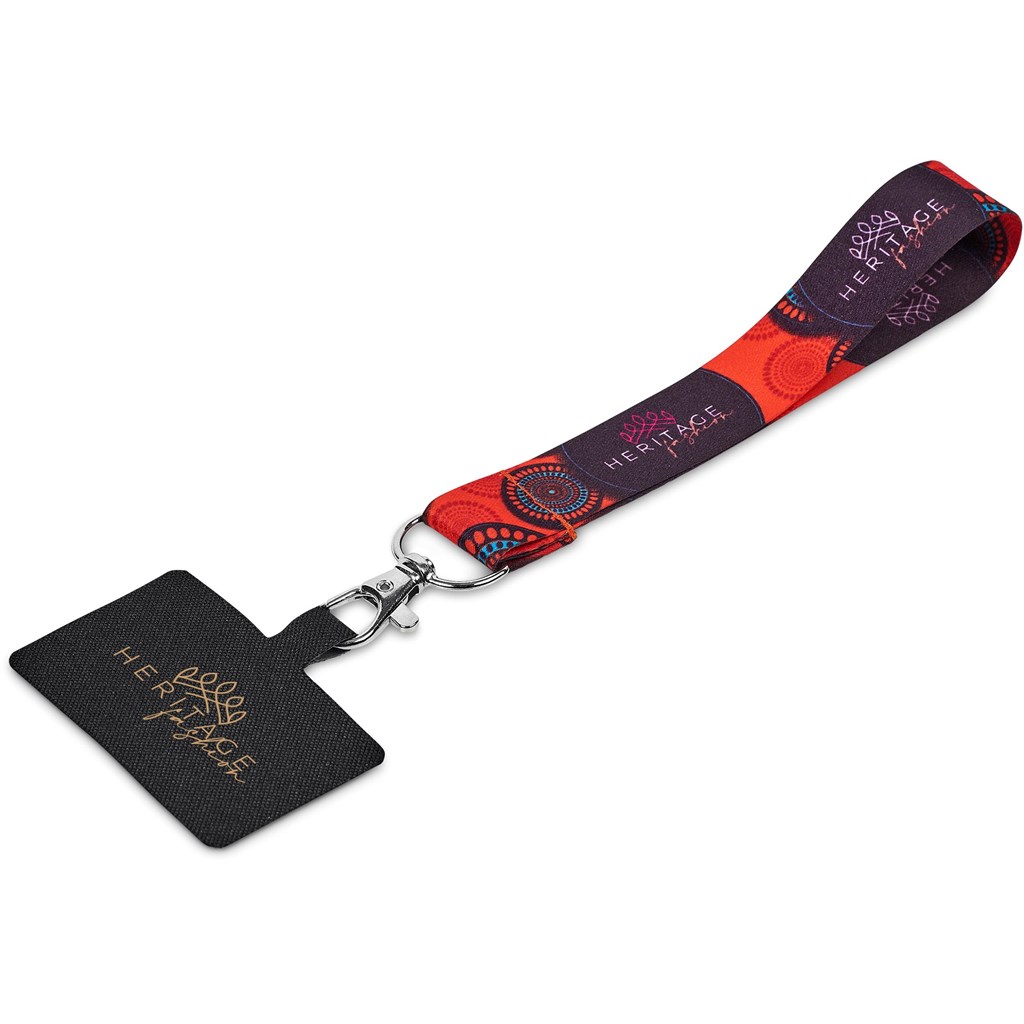 Altitude Rambler Single-Sided Sublimated Satin Wrist Phone Strap - Image 32