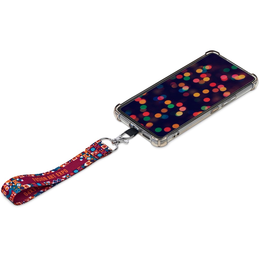 Altitude Rambler Single-Sided Sublimated Satin Wrist Phone Strap - Image 23