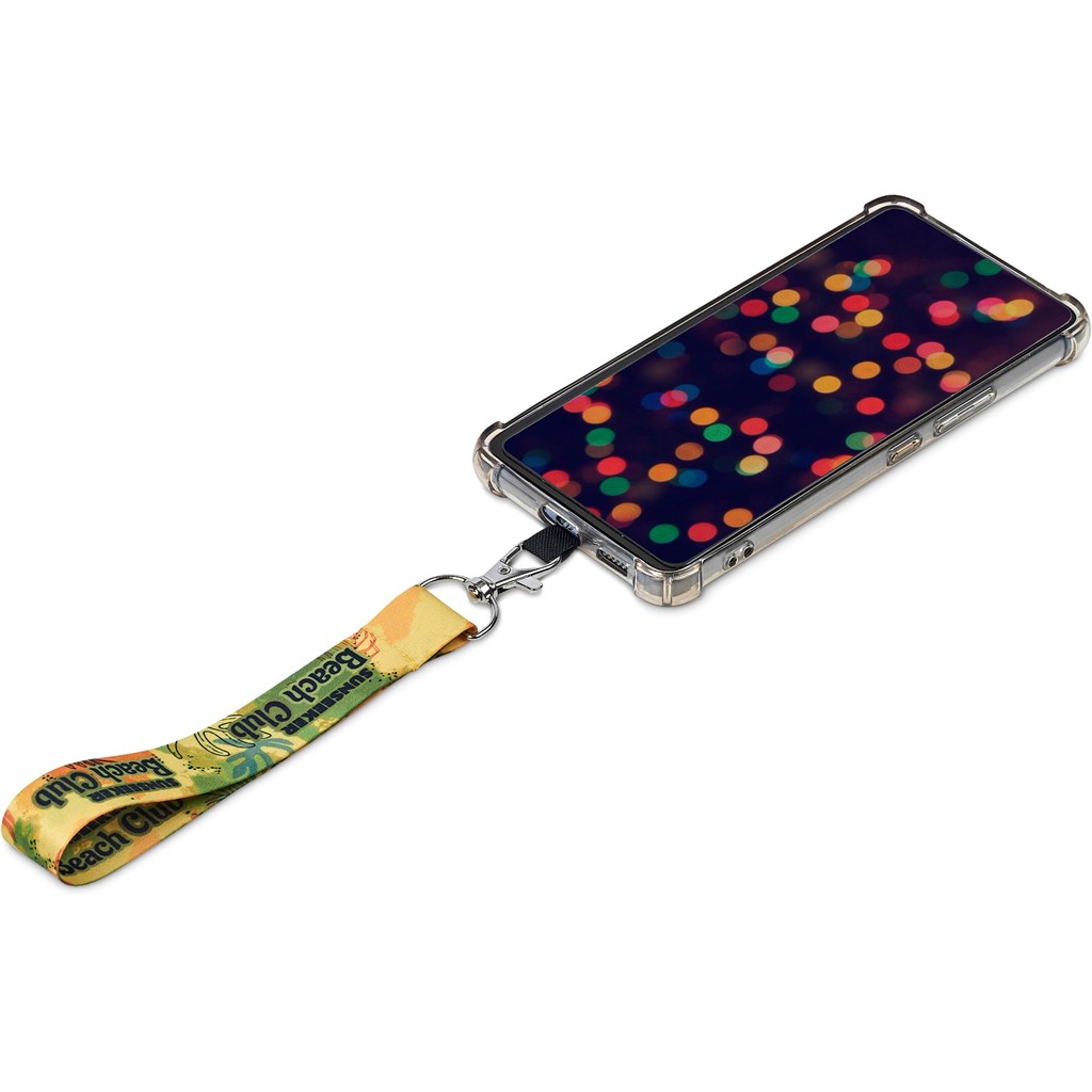 Altitude Rambler Single-Sided Sublimated Satin Wrist Phone Strap - Image 17