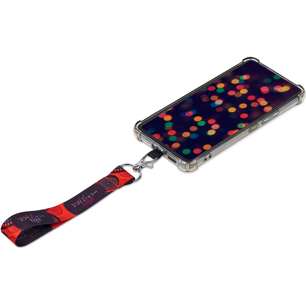 Altitude Rambler Single-Sided Sublimated Satin Wrist Phone Strap - Image 18