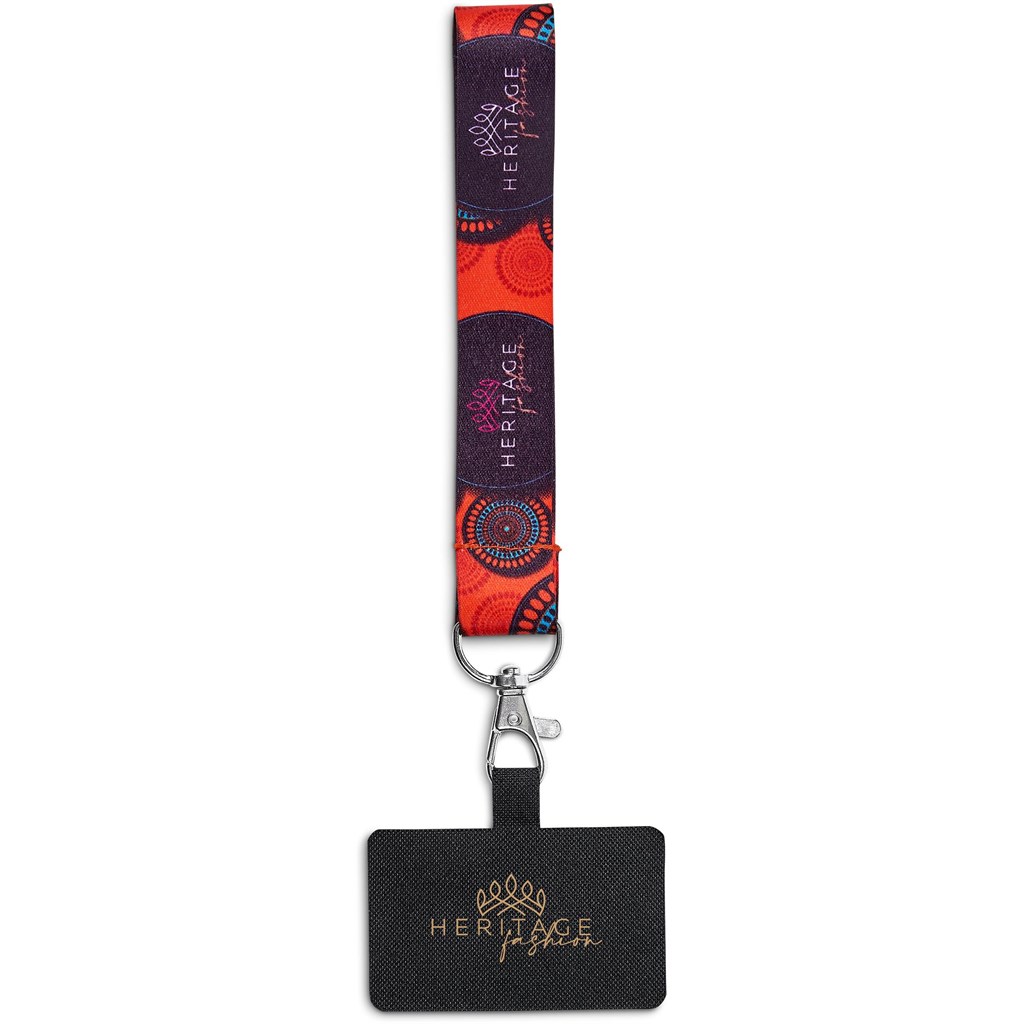 Altitude Rambler Single-Sided Sublimated Satin Wrist Phone Strap - Image 33