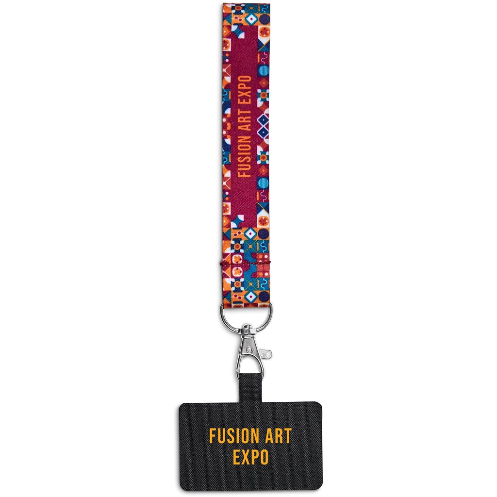 Altitude Rambler Single-Sided Sublimated Satin Wrist Phone Strap - Image 27