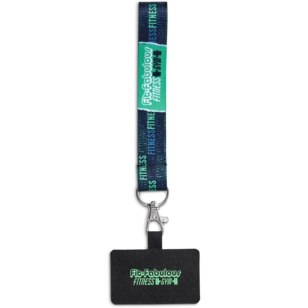 Altitude Rambler Single-Sided Sublimated Satin Wrist Phone Strap - Image 15