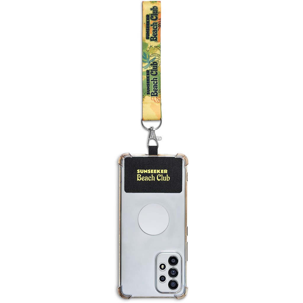 Altitude Rambler Single-Sided Sublimated Satin Wrist Phone Strap - Image 12