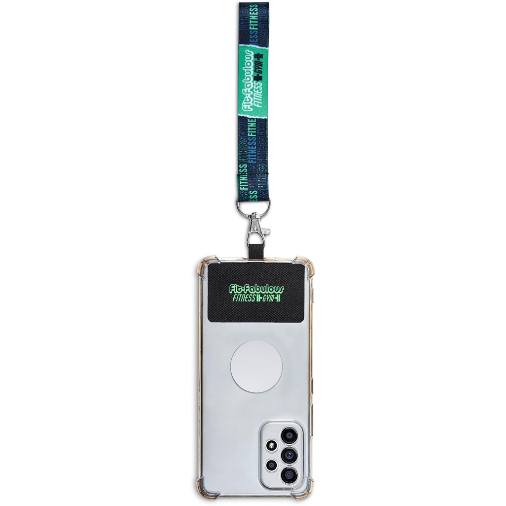 Altitude Rambler Single-Sided Sublimated Satin Wrist Phone Strap - Image 13