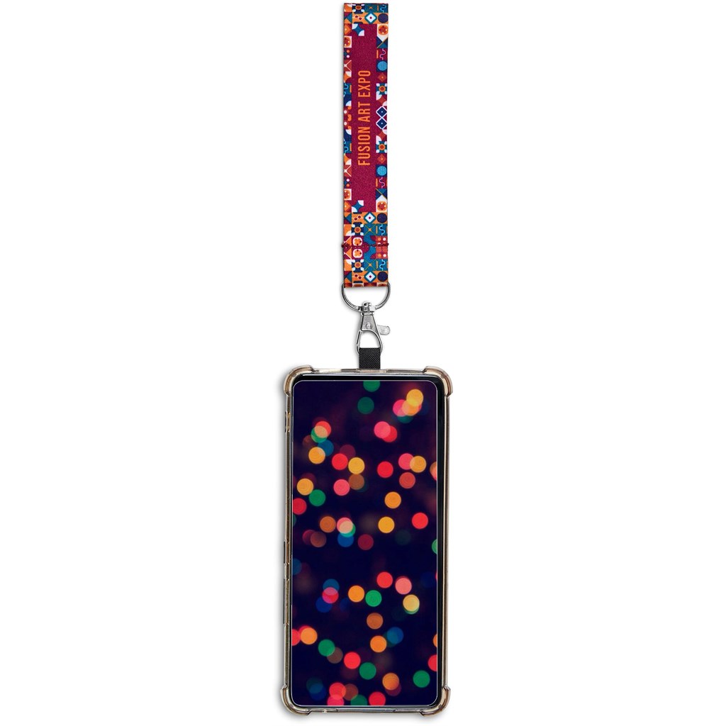 Altitude Rambler Single-Sided Sublimated Satin Wrist Phone Strap - Image 20
