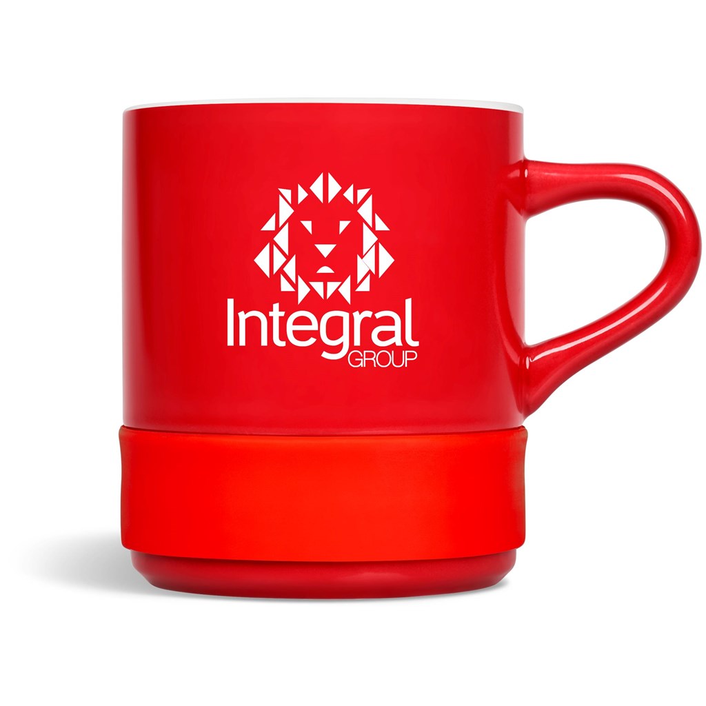 Kooshty Mixalot Ceramic Coffee Mug - 320ml - Red - Image 2