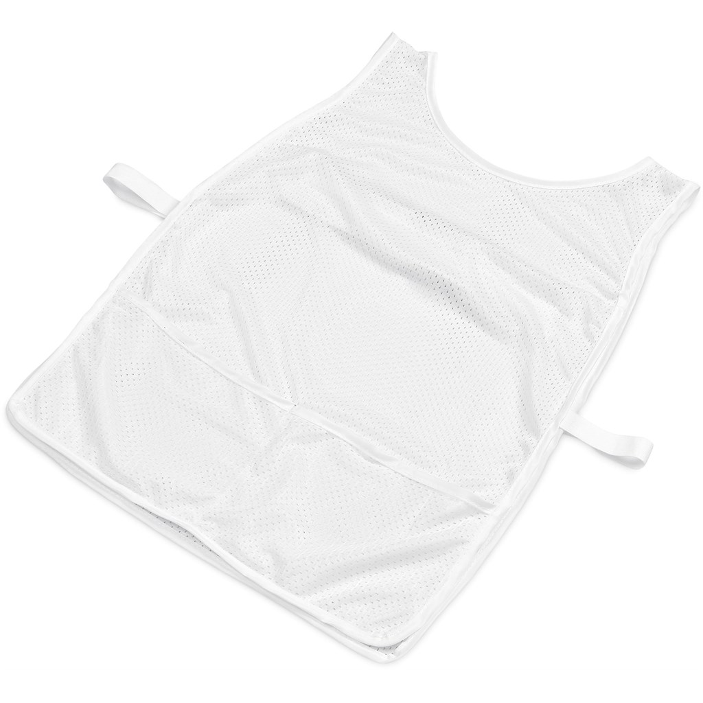 Hoppla Jackal Caddy Bib with PVC Name Sleeve-White - Image 8