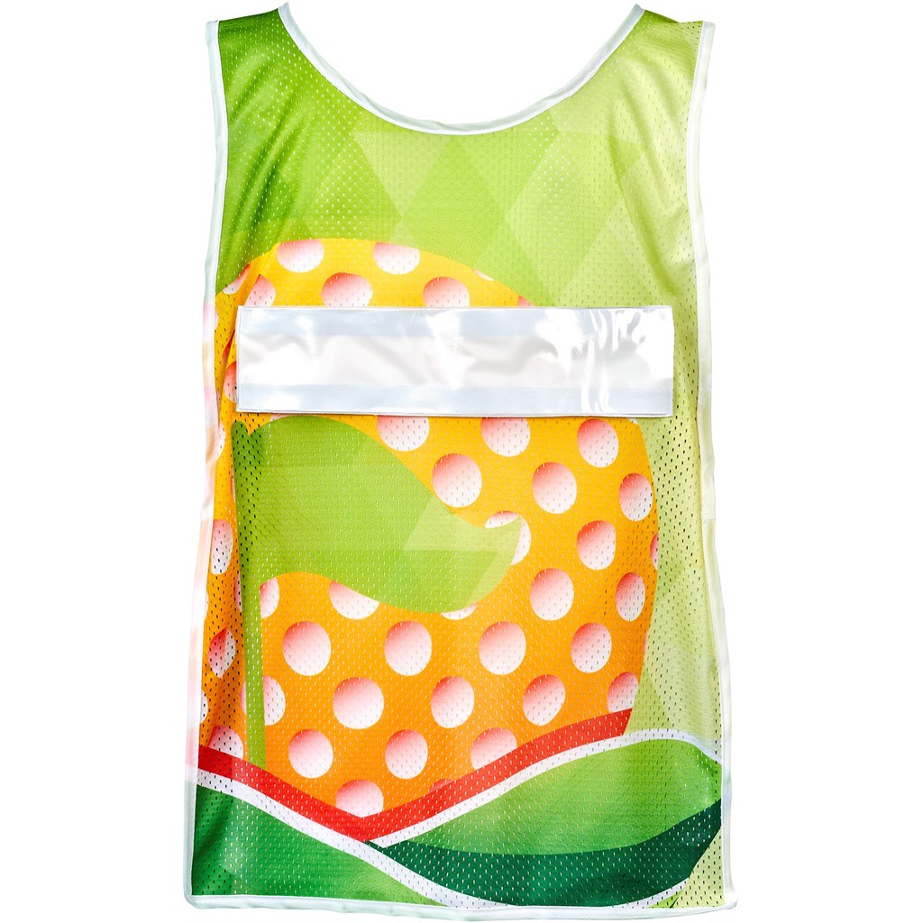 Hoppla Jackal Caddy Bib with PVC Name Sleeve-White - Image 10