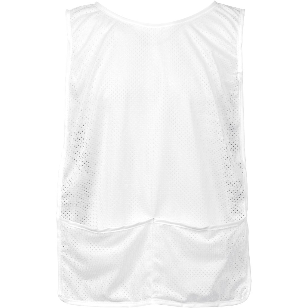 Hoppla Jackal Caddy Bib with PVC Name Sleeve-White - Image 7