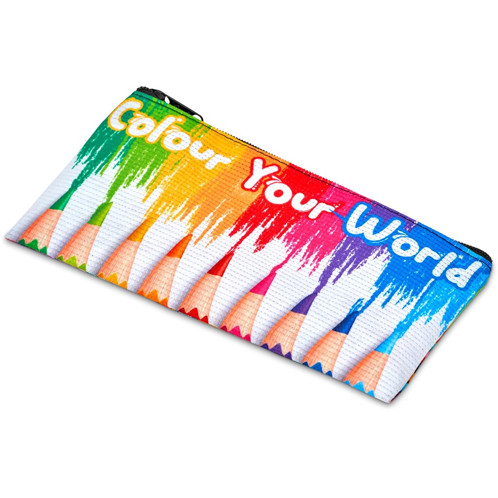 Pre-Printed Sample Hoppla Junior Recycled PET Stitch-Bond Pencil Case - Image 2