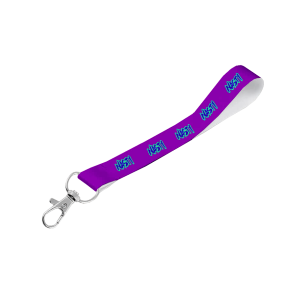 Satin Wrist Phone Strap S/Sided Print with Snap Hook 15 x 340mm