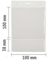 Add On Flexible Clear Double Pouch 100mm x 138mm