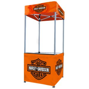 Tower Kiosk 1 x 1m, Dye Sub, Aluminium Composite, Complete