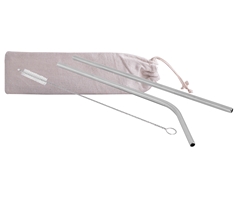 3-Piece SS Straws & Pipe Cleaner