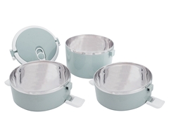 Stackable 3-Layer Lunch Container Set - Image 2