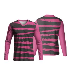 Kids V-Neck Long Sleeve Soccer Shirt | Fitted Sleeves