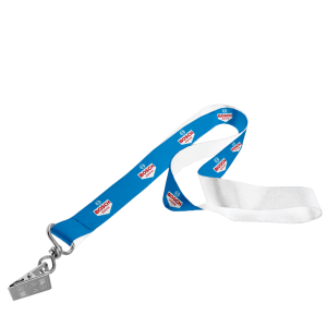 Satin Lanyard S/Sided Print with Crocodile Clip 15 x 950mm