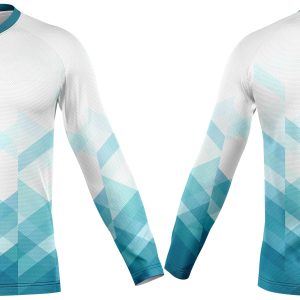 V-Neck Long Sleeve Soccer Shirt | Raglan Sleeves