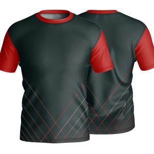 Unisex Short Sleeve Crew Neck T-Shirt | Drop Needle Square | Sport Design
