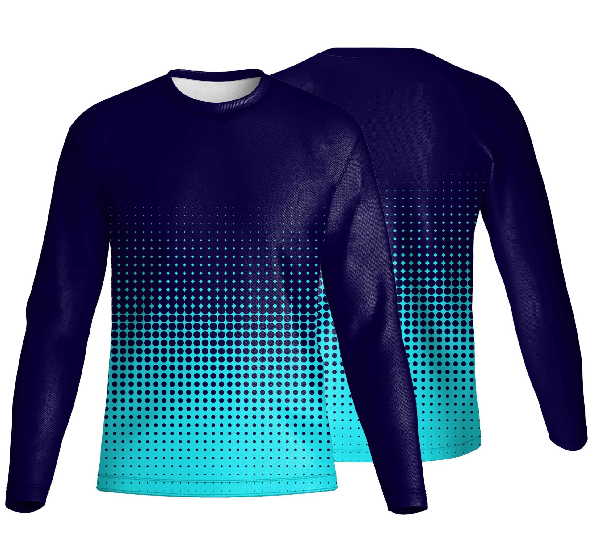 Unisex Long Sleeve Crew Neck T-Shirt | Drop Needle Square | Sport Design - Image 3