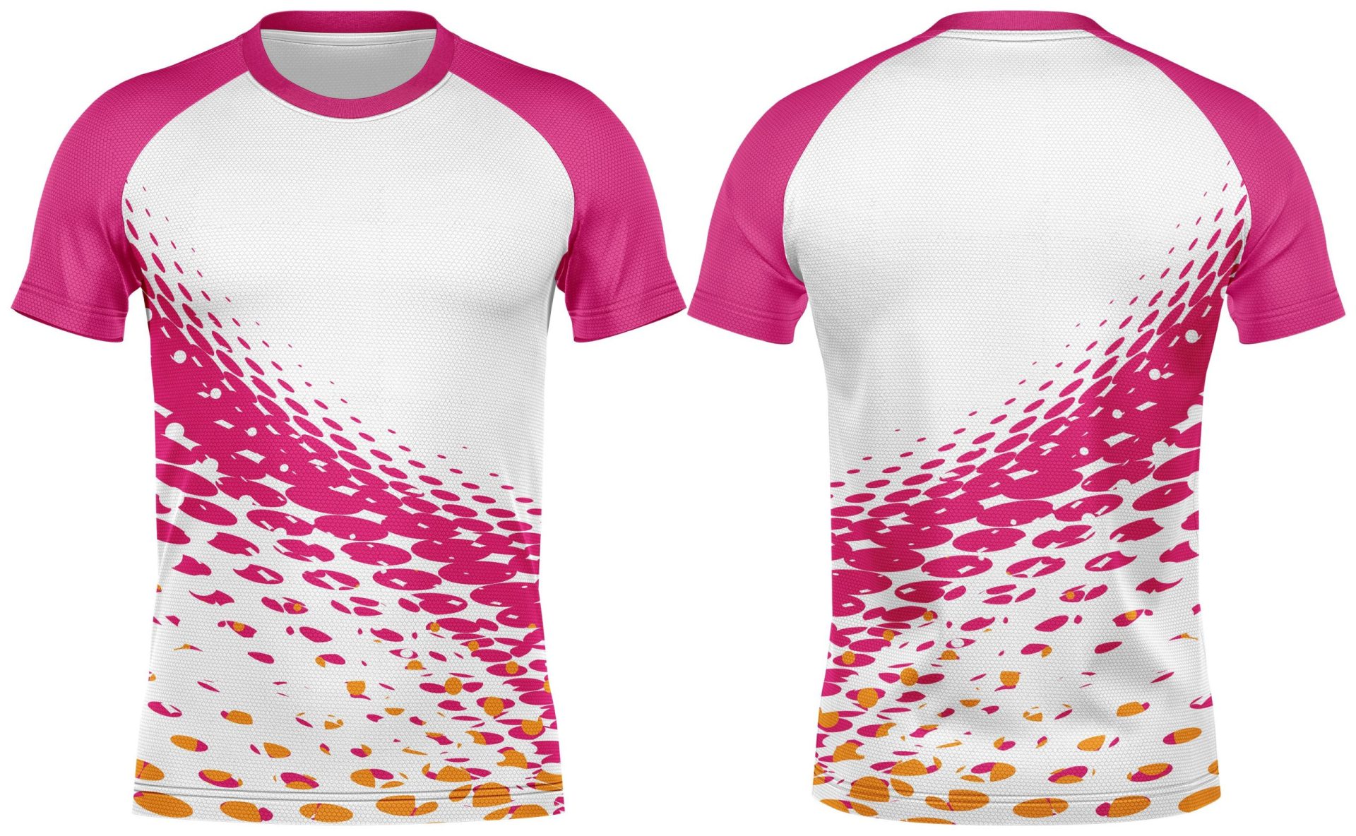 Mens Athletic Crew Neck Short Sleeve T-Shirt | Raglan Sleeve - Image 6