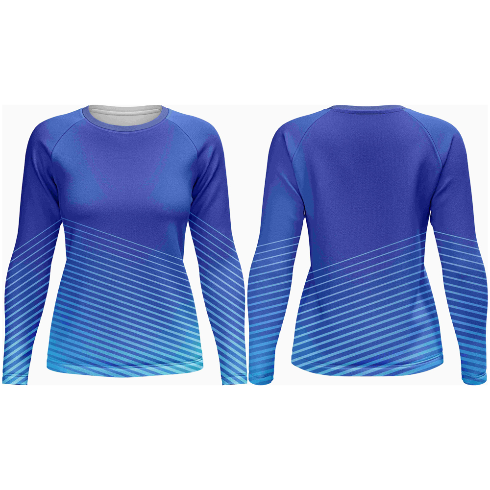 Kids Athletic Crew Neck Long Sleeve T-Shirt | Raglan Sleeve - Image 2