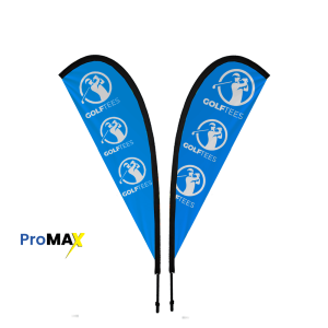 ProMAX Teardrop Banner 2m Double sided, Complete