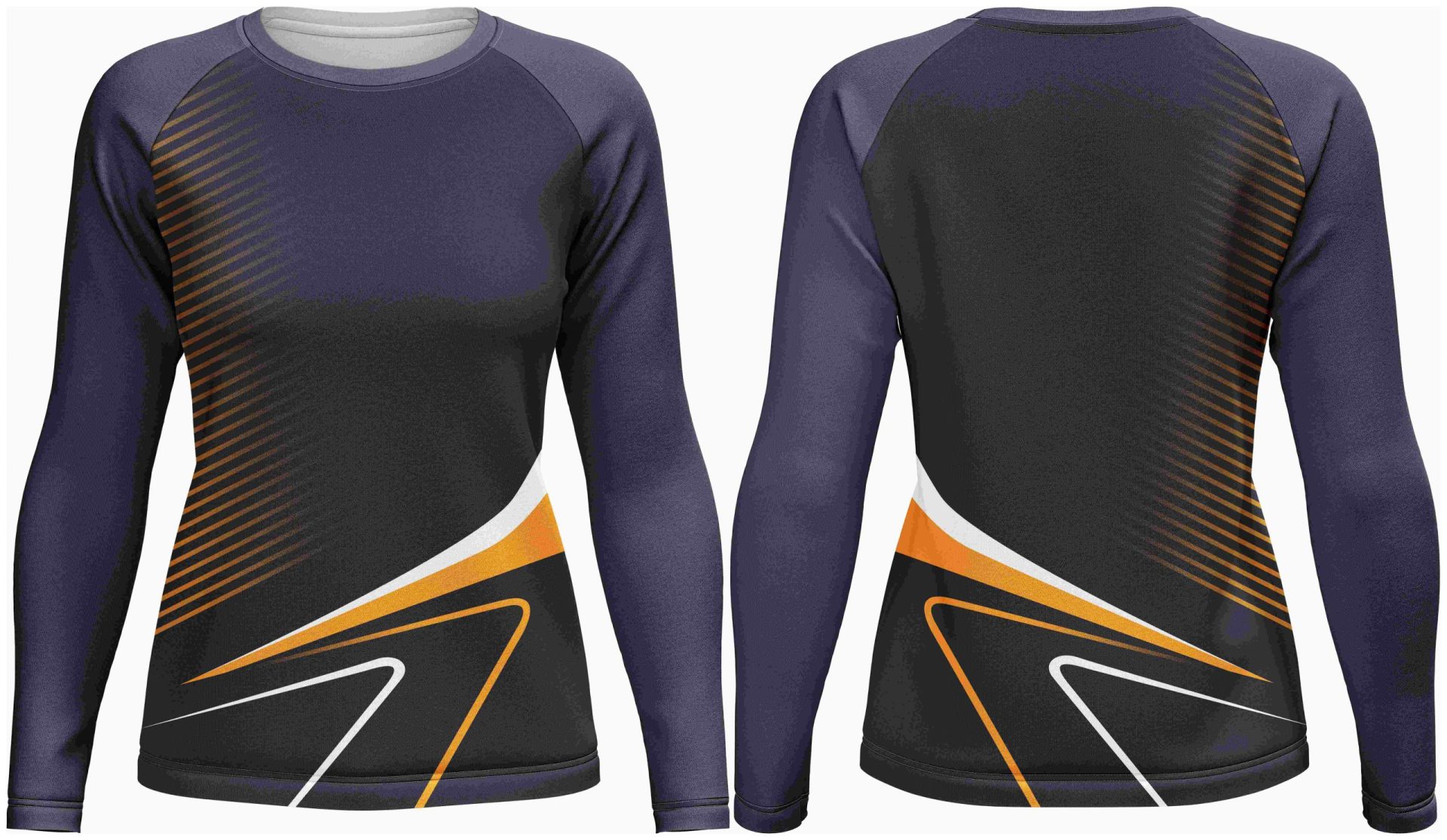 Kids Athletic Crew Neck Long Sleeve T-Shirt | Raglan Sleeve - Image 5