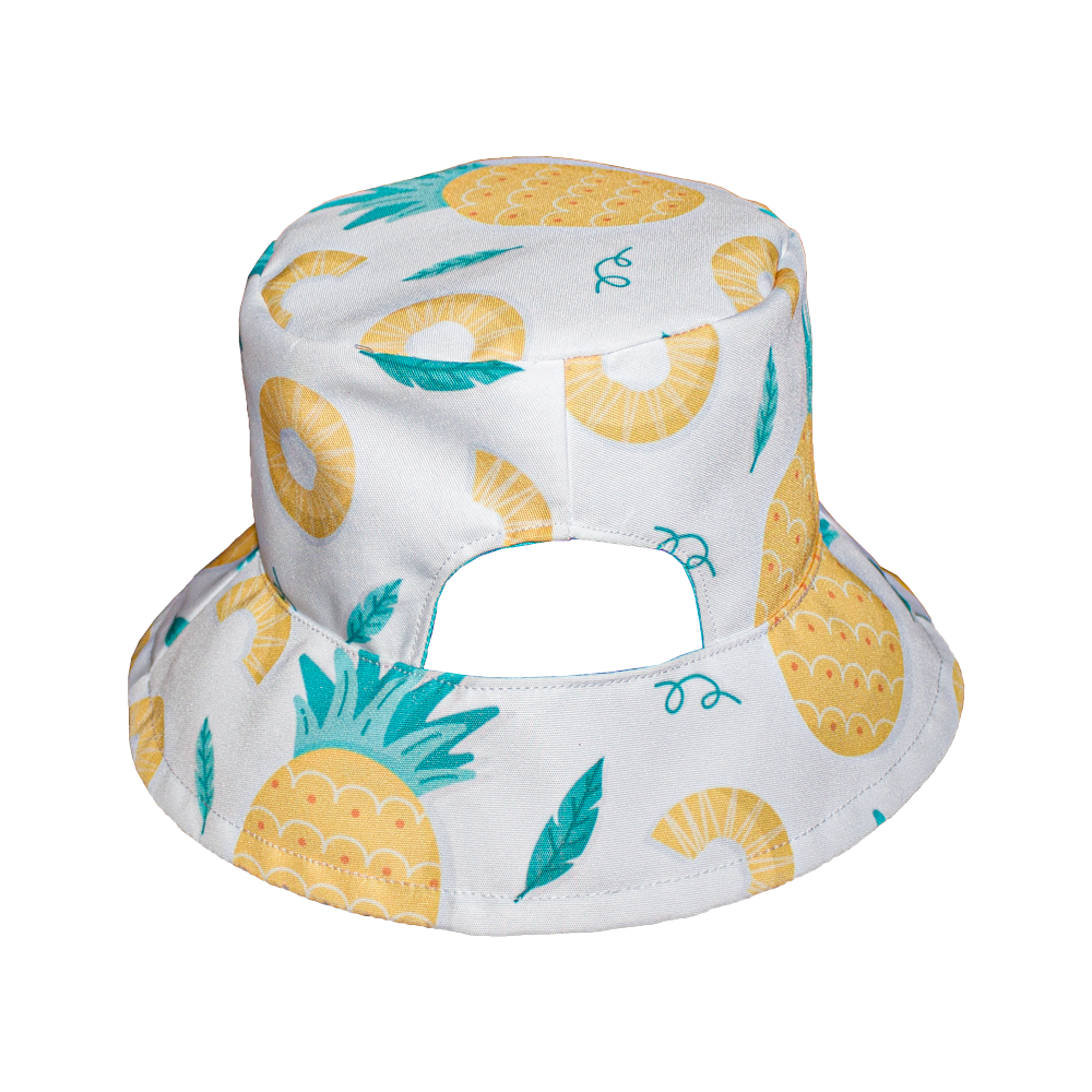 Playmaker Kiddies Bucket Hat With Ponytail Vent