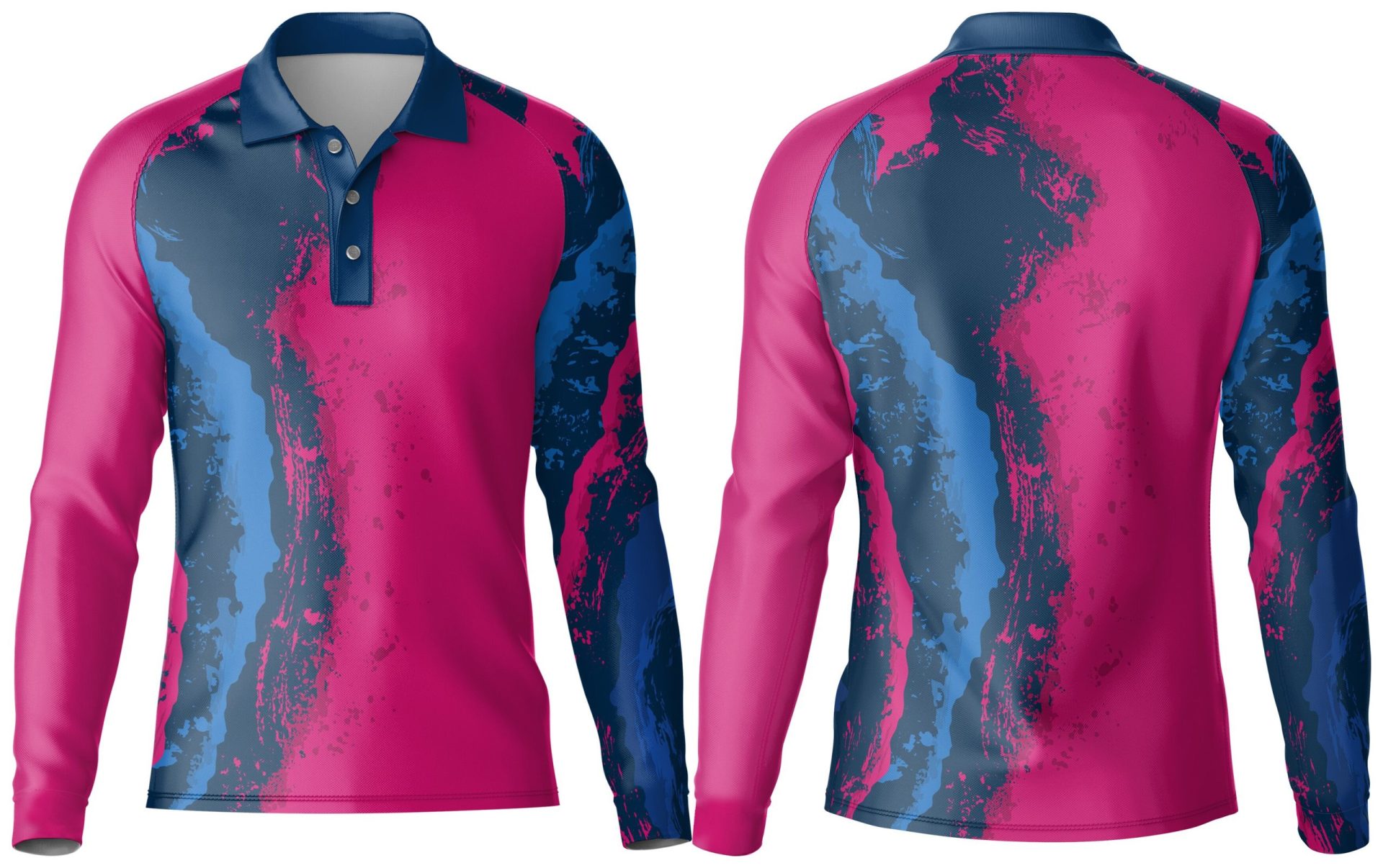 Cricket Golfer Long Sleeve | Raglan Sleeve - Image 2