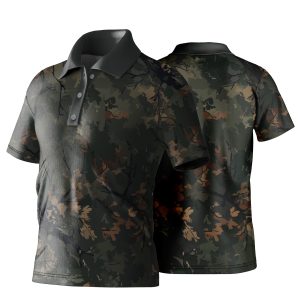Unisex Golf Shirt | Birdseye | Camo Design