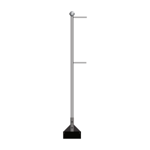 Bannerpole Ground 6m - 2 arm - Supply Only