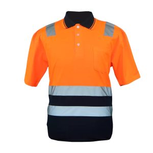 Two Tone Hi-Viz Golf Shirt
