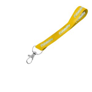 Hi-Viz Wrist Phone Strap Silver Reflective Print D/Sided with Snap Hook