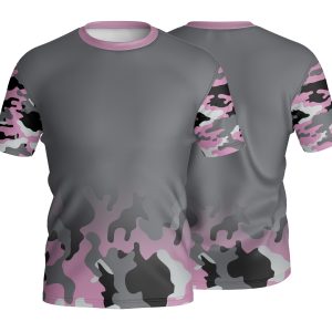 Unisex Short Sleeve Crew Neck T-Shirt | Birdseye | Camo Design